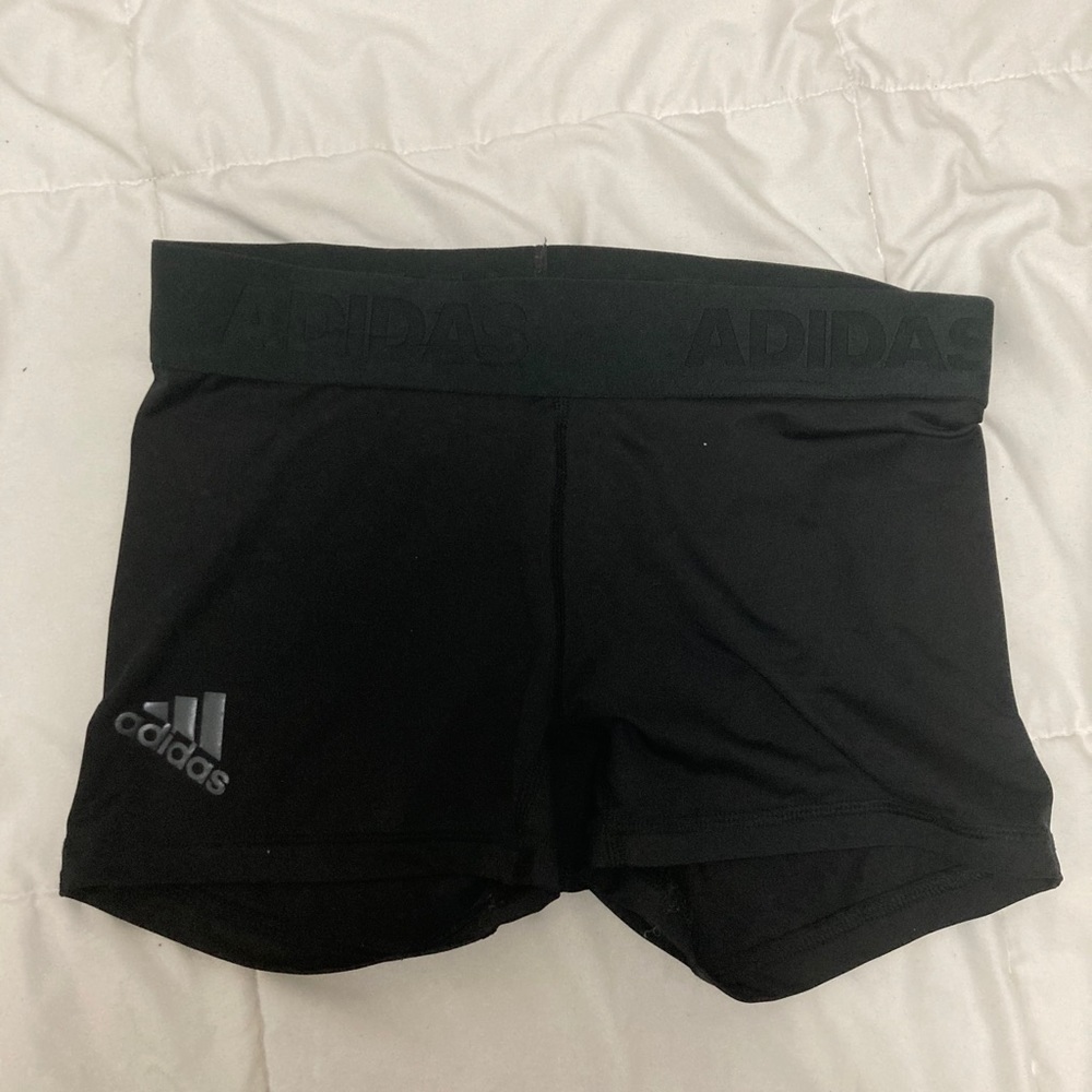 Adidas black athletic shorts